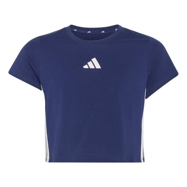 adidas Essentials T-Shirt Kinder - dkblue/white