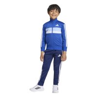 adidas Seasonal Essentials Tiberio 3 Stripes Tricot Trainingsanzug Kinder - royblu/white