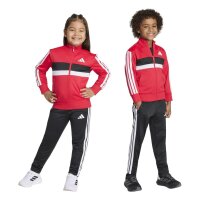 adidas Seasonal Essentials Tiberio 3 Stripes Tricot Trainingsanzug Kinder - purrub/white/black