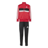 adidas Seasonal Essentials Tiberio 3 Stripes Tricot Trainingsanzug Kinder - purrub/white/black