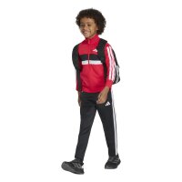 adidas Seasonal Essentials Tiberio 3 Stripes Tricot Trainingsanzug Kinder - purrub/white/black
