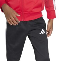 adidas Seasonal Essentials Tiberio 3 Stripes Tricot Trainingsanzug Kinder - purrub/white/black