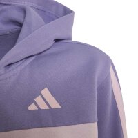 adidas Seasonal Essentials Tiberio 3 Stripes Fleece Trainingsanzug Kinder - maglil/clpink/fropur