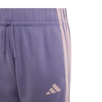 adidas Seasonal Essentials Tiberio 3 Stripes Fleece Trainingsanzug Kinder - maglil/clpink/fropur