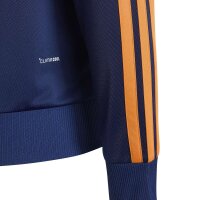 adidas Seasonal Essentials Tiberio 3 Stripes Tricot Trainingsanzug Kinder - dkblue/puor/grefiv