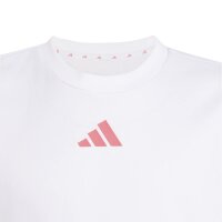 adidas Train Essentials 3-Stripes T-Shirt Set Kinder - white/black/purtur