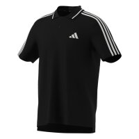 adidas Essentials Three Stripes Pique Shirt Polo Herren - black/white