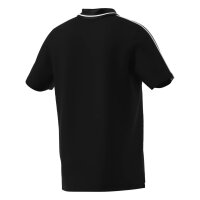 adidas Essentials Three Stripes Pique Shirt Polo Herren - black/white