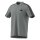 adidas Essentials Three Stripes Pique Shirt Polo Herren - mgreyh/black