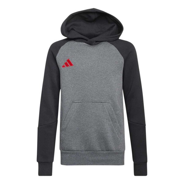 adidas Tiro ES Fleechy Hoodie Kinder - dgreyh/black/betsca