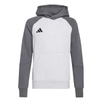 adidas Tiro ES Fleechy Hoodie Kinder - lgreyh/grefiv/black