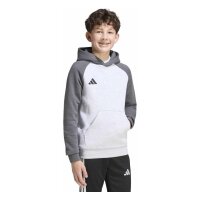 adidas Tiro ES Fleechy Hoodie Kinder - lgreyh/grefiv/black