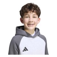adidas Tiro ES Fleechy Hoodie Kinder - lgreyh/grefiv/black
