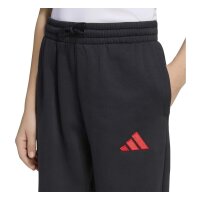 adidas Tiro ES Fleecpy lange Hose Kinder - black/betsca/white