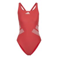 adidas Logo C-Back Badeanzug Damen - selure/white