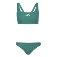adidas 3 Stripes V-Back Bikini Damen - eqtgrn/clemin