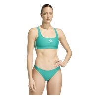 adidas 3 Stripes V-Back Bikini Damen - eqtgrn/clemin