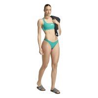 adidas 3 Stripes V-Back Bikini Damen - eqtgrn/clemin