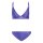 adidas Padded 2-Way Straps Triangle Set Bikini Damen - solpur/white