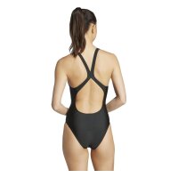 adidas Logo C-Back Badeanzug Damen - black/white
