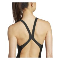 adidas Logo C-Back Badeanzug Damen - black/white