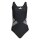 adidas Logo C-Back Badeanzug Damen - black/white