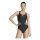 adidas Logo C-Back Badeanzug Damen - black/white