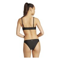 adidas Padded 2-Way Straps Triangle Set Bikini Damen - black/white