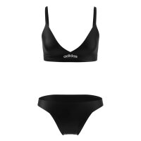 adidas Padded 2-Way Straps Triangle Set Bikini Damen - black/white