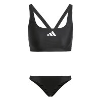 adidas 3 Stripes V-Back Bikini Damen - black/white