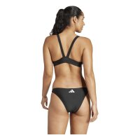 adidas 3 Stripes V-Back Bikini Damen - black/white