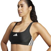 adidas 3 Stripes V-Back Bikini Damen - black/white