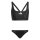 adidas 3 Stripes V-Back Bikini Damen - black/white