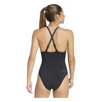 adidas 3-Stripes High Neck 2-Way Straps Peachsoft Badeanzug Damen - black