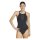 adidas 3-Stripes High Neck 2-Way Straps Peachsoft Badeanzug Damen - black