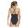 adidas 3-Stripes High Neck 2-Way Straps Peachsoft Badeanzug Damen - black