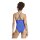 adidas 3-Stripes High Neck 2-Way Straps Peachsoft Badeanzug Damen - selubl