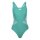 adidas Logo C-Back Badeanzug Damen - eqtgrn/white