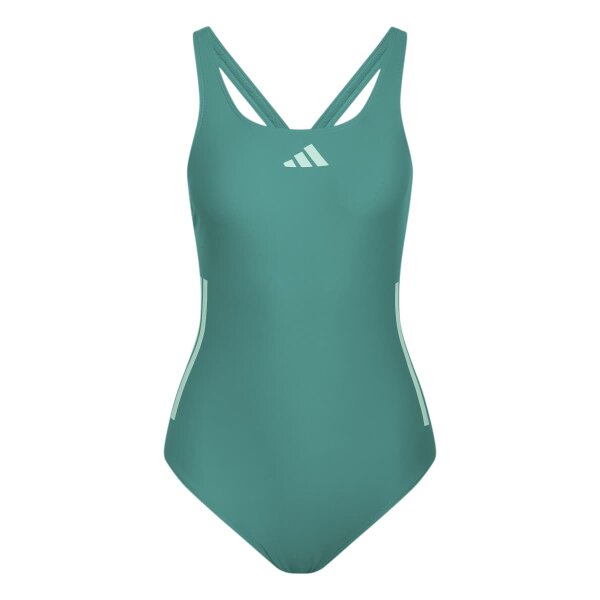 adidas 3-Stripes Bld Badeanzug Damen - eqtgrn/clemin