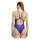 adidas 3 Stripes V-Back Badeanzug Damen - cpurpl/white