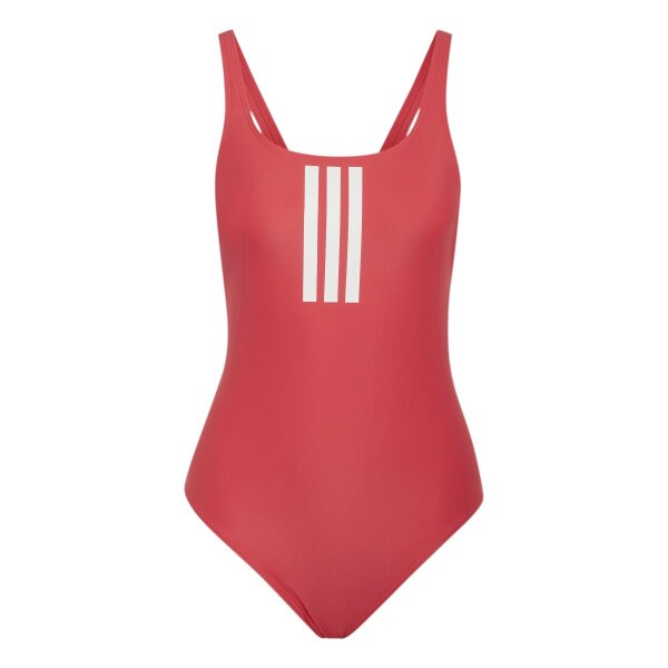 adidas 3 Stripes V-Back Badeanzug Damen - selure/white