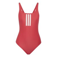 adidas 3 Stripes V-Back Badeanzug Damen - selure/white