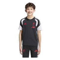 adidas Liverpool FC Tiro Cotton T-Shirt Kinder - black