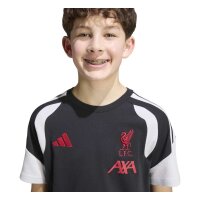 adidas Liverpool FC Tiro Cotton T-Shirt Kinder - black
