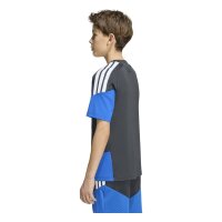 adidas Leeds United Tiro Training Trikot Kinder - carbon/blue