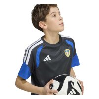 adidas Leeds United Tiro Training Trikot Kinder - carbon/blue