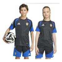adidas Leeds United Tiro Training Trikot Kinder - carbon/blue