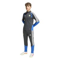 adidas Leeds United Tiro Training lange Hose Kinder - carbon/blue