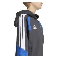adidas Leeds United Tiro Training Hoodie Kinder - carbon/blue