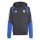 adidas Leeds United Tiro Training Hoodie Kinder - carbon/blue